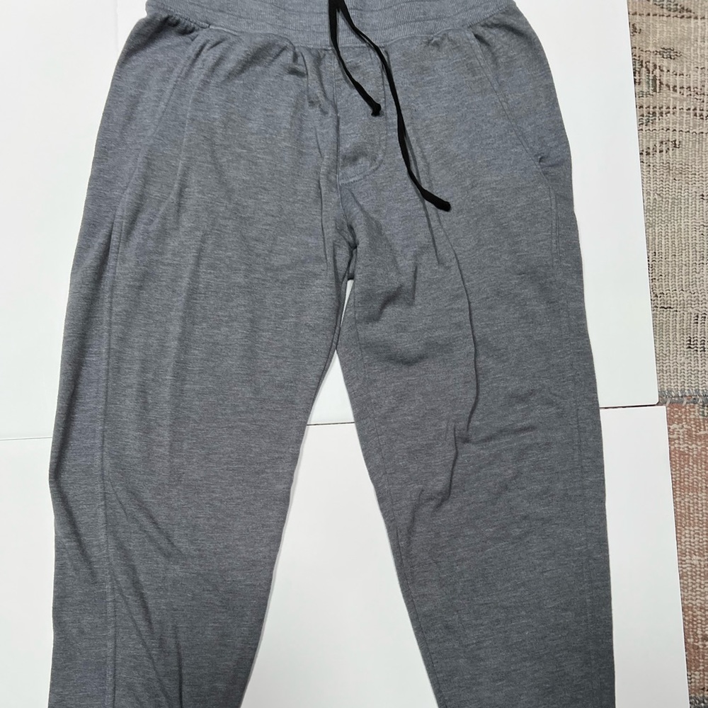 Mitchell Evan’s sweatpants.    Alternative brand.